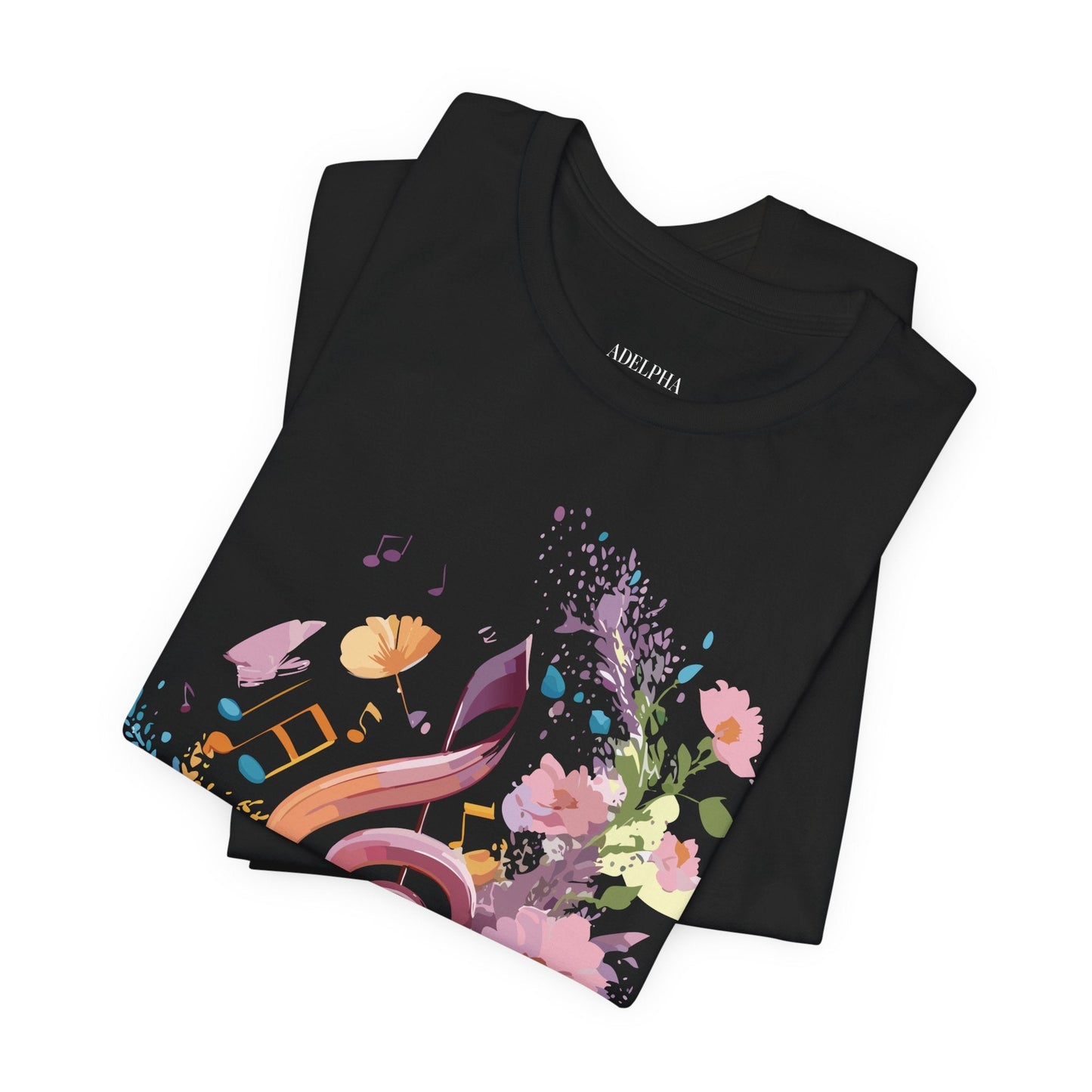 Unisex Graphic T Shirt From Adelpha With Vintage Music Inspired Artwork Short Sleeve Tee