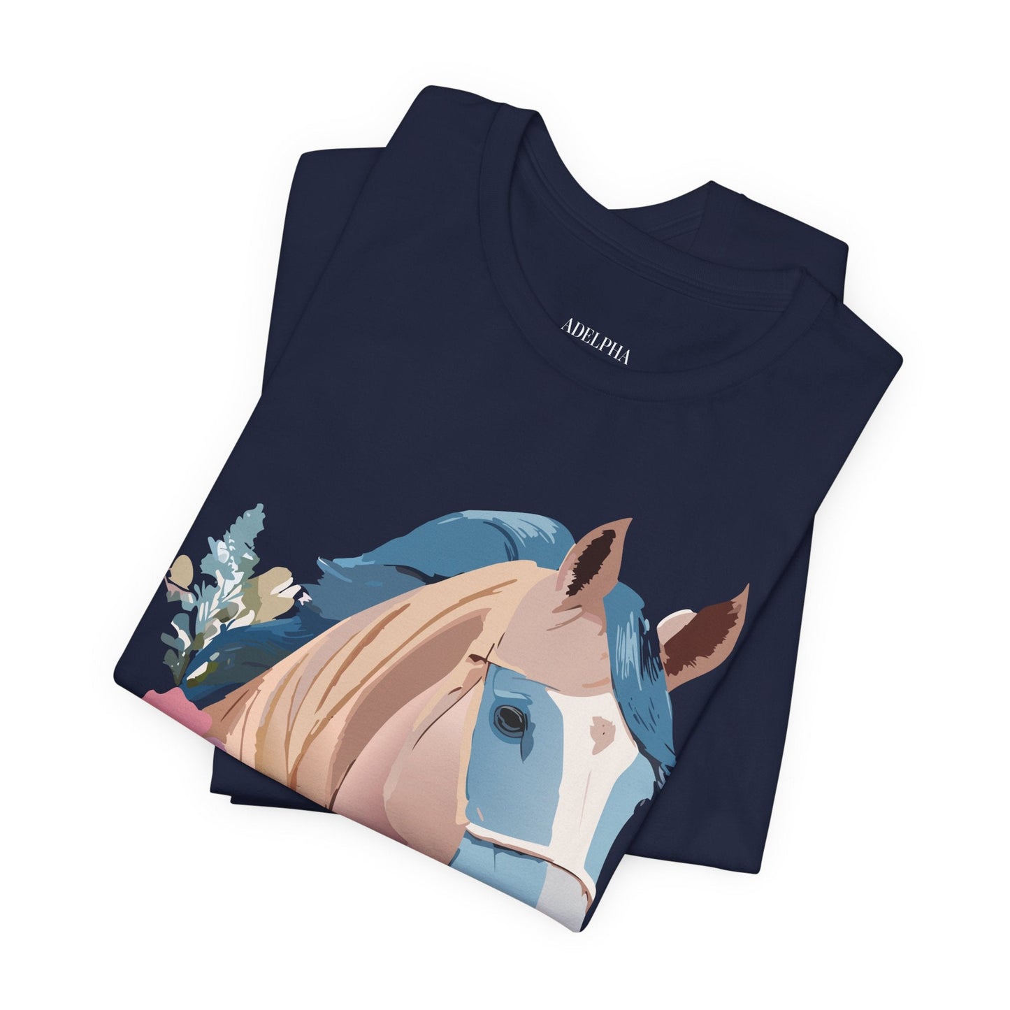 Horse Graphic Unisex 100 Cotton Vintage Animal Art T-Shirt 12