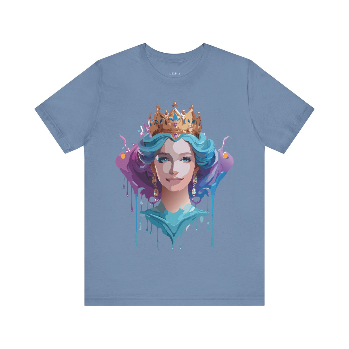 Queen Graphic Unisex Cotton Bella+Canvas Tee with Art Design m175