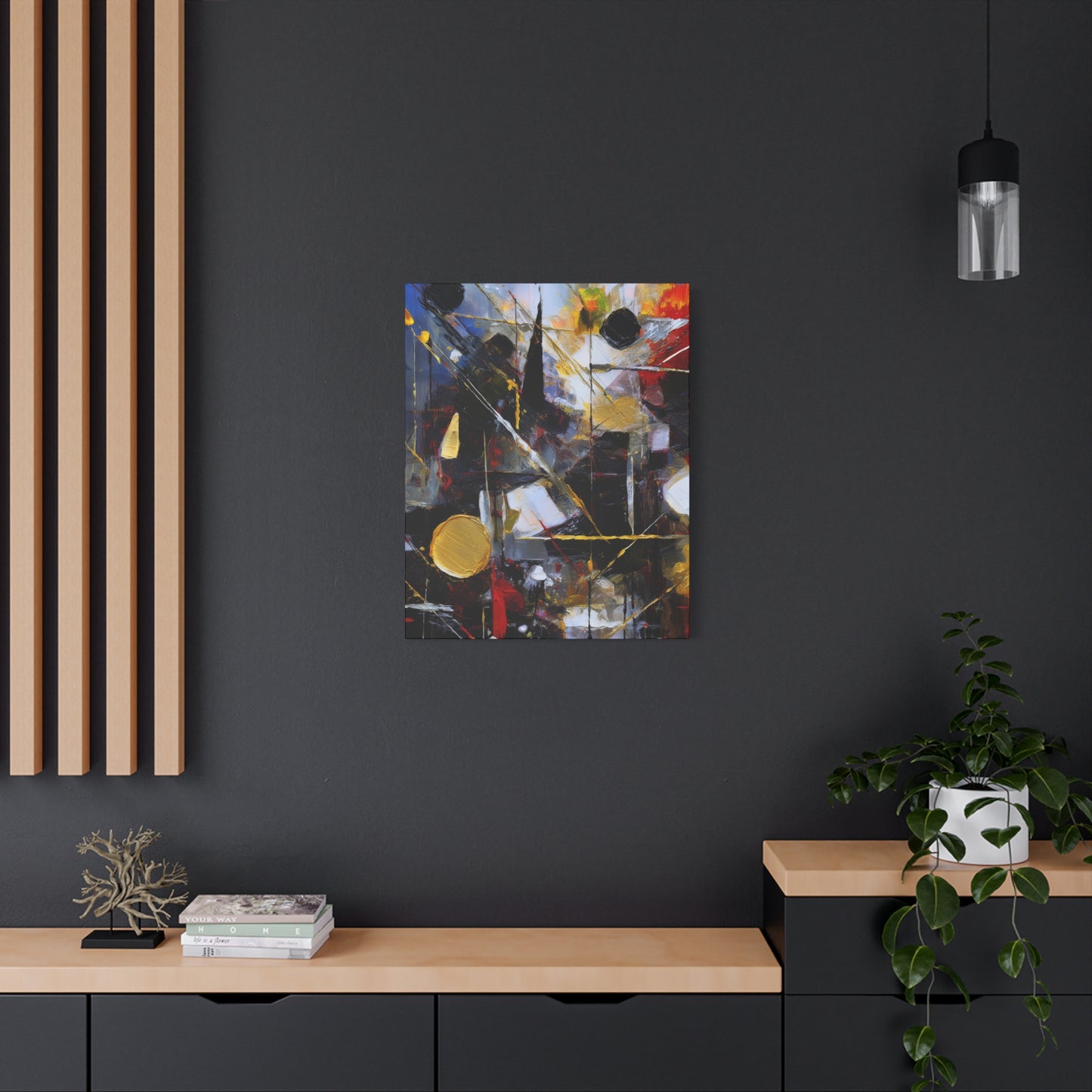 Abstract Oil Painting Print Canvas 20x24,20x30,24x30 24x32,24x36,30x40 32x48,36x48,40x60 Pine-Wood Inner Frame ABS-195