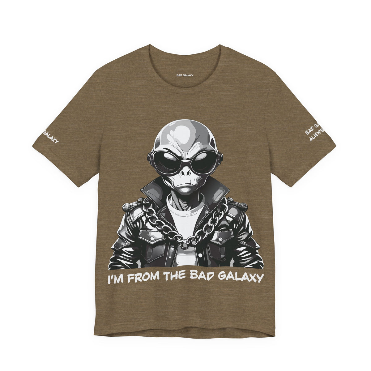 Alien Graphic Unisex Cotton Bella+Canvas Tee with Art Design b71