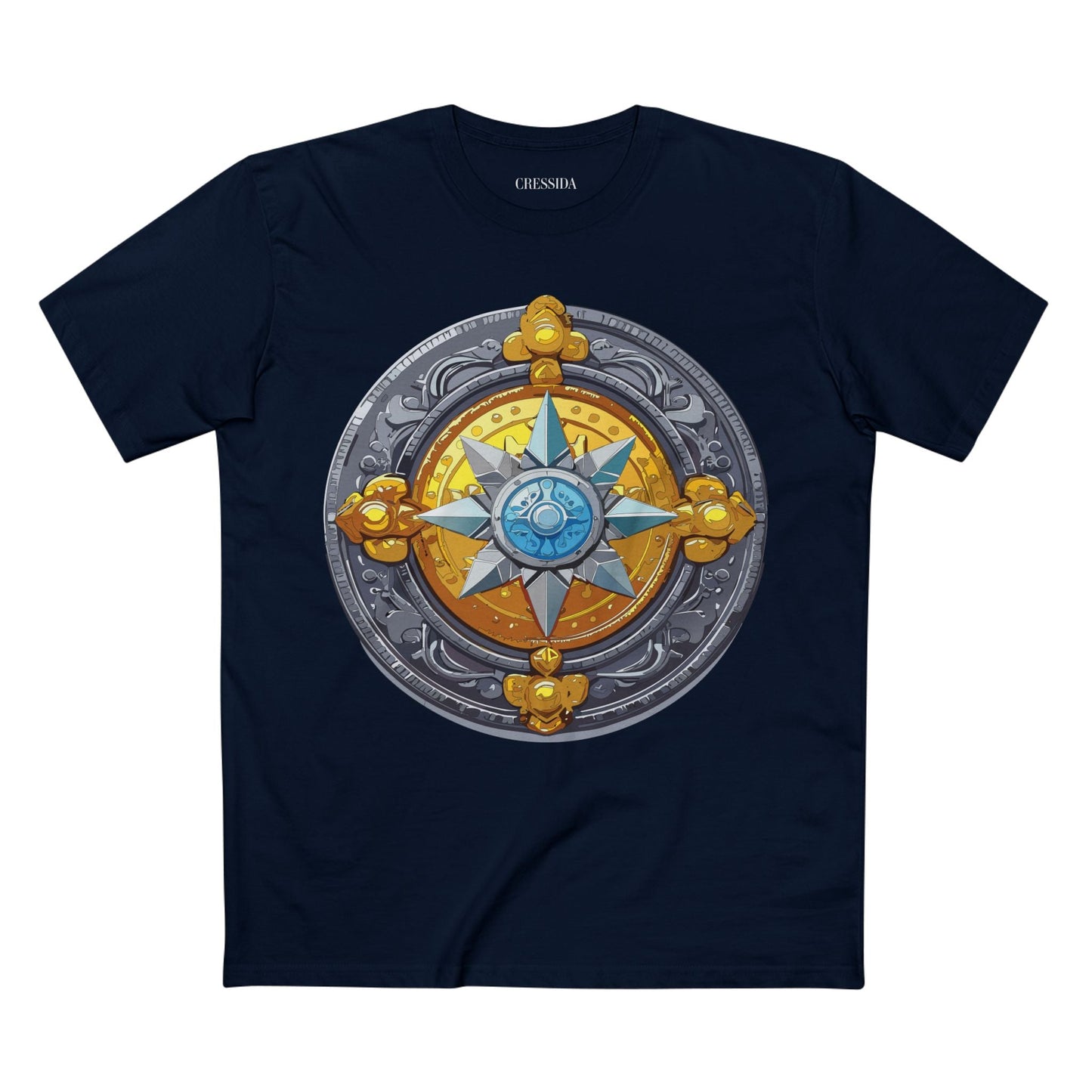 Antique Gold Coin Graphic Design T-Shirt Unisex 100 Cotton With Golden Print Artwork Tee 1