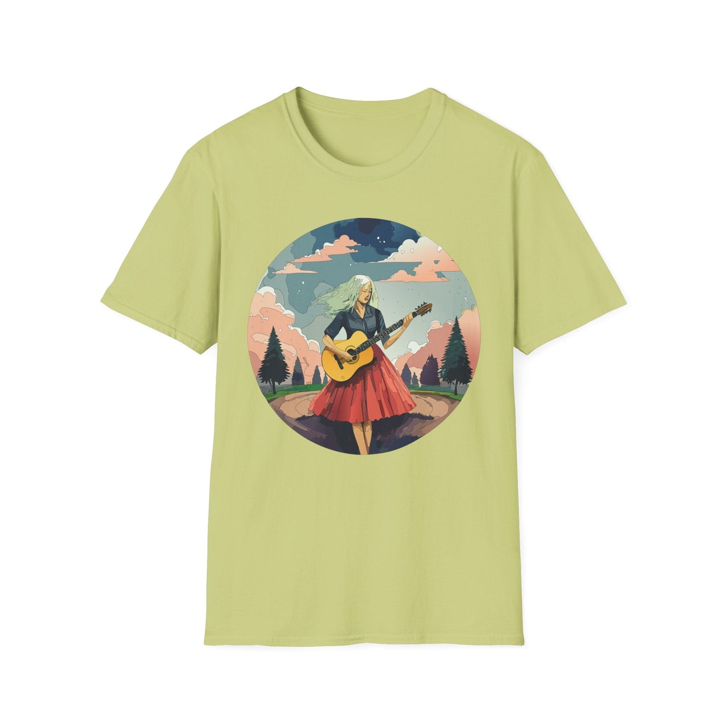Womens Graphic T Shirt Art Design Ladies Tee Softstyle Gildan 64000 100 Percent Cotton