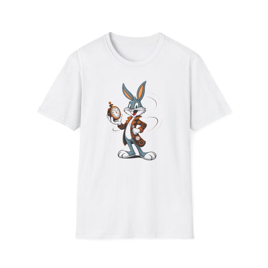 Cartoon Bunny Graphic Unisex Cotton Animal Animation Artwork Design Tee 19