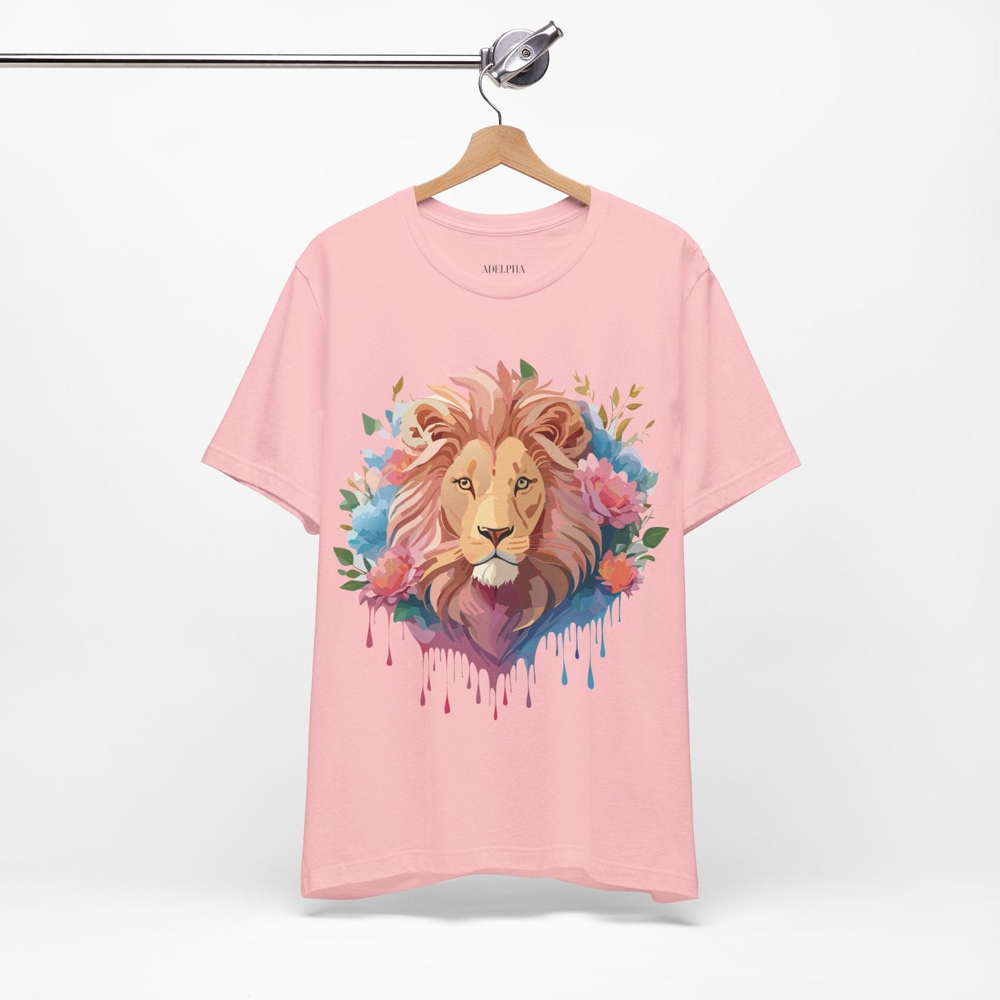 Lion Graphic T Shirt Unisex Short Sleeve Tee Vintage Inspired Adelpha Artwork Apparel