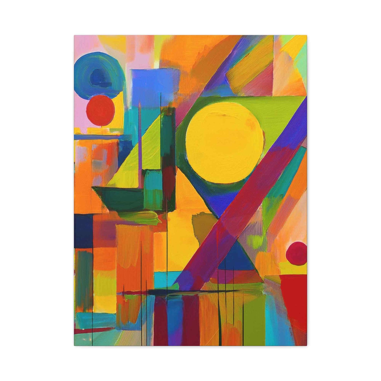 Abstract Painting Print Canvas 20x24,20x30,24x30, 24x32,24x36,30x40, 32x48,36x48,40x60 Pine-Wood Inner Frame ABS-10