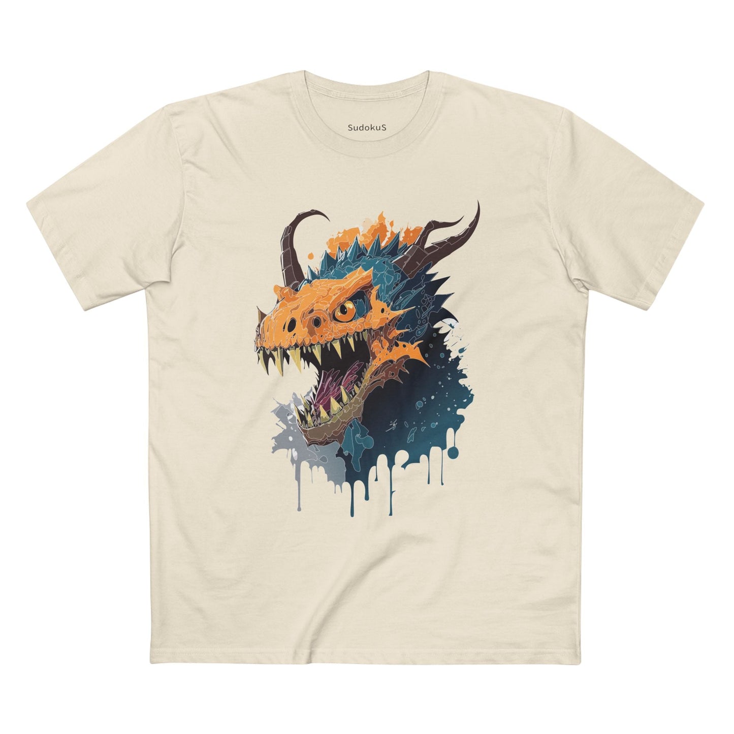 Cartoon Monsters Graphic Unisex 100 Cotton Staple Tee 31