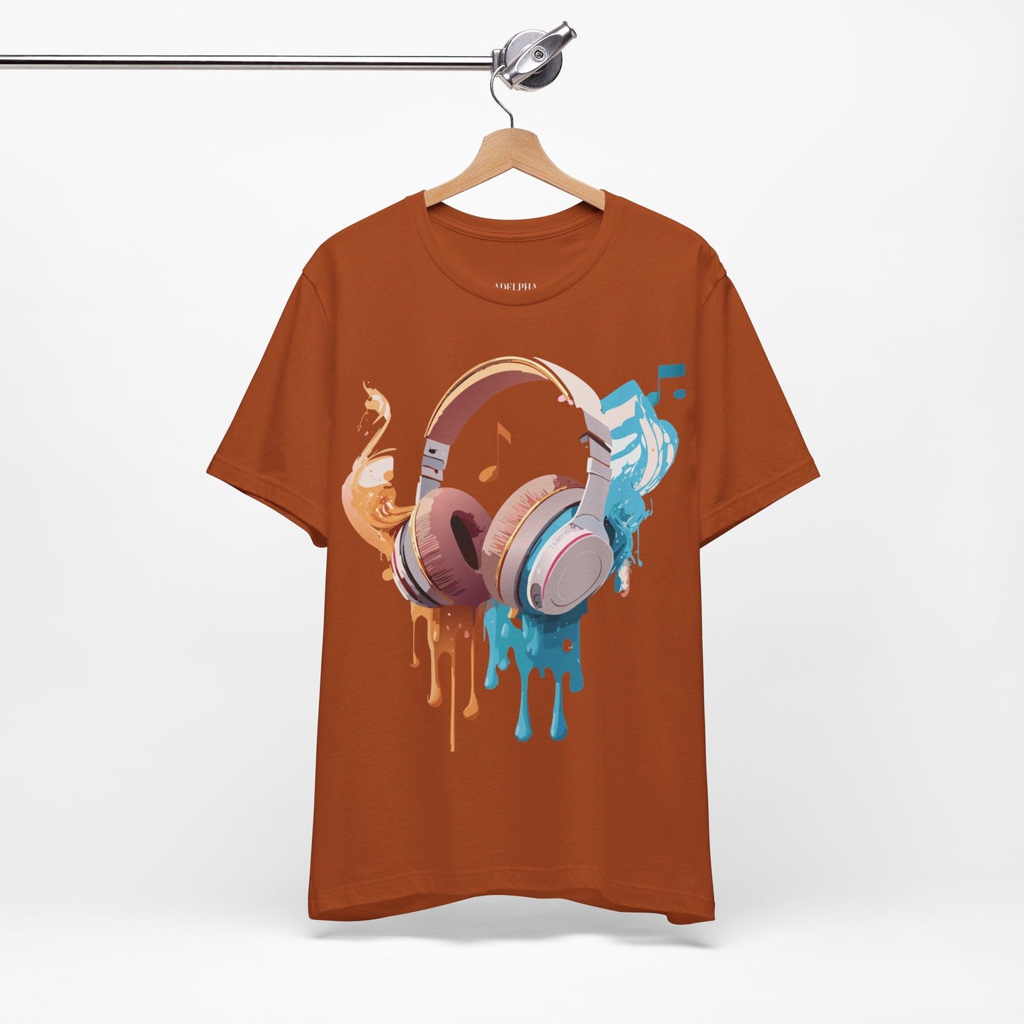 Adelpha Music T Shirt Unisex Graphic Tee Vintage Inspired Artwork Short Sleeve Premium