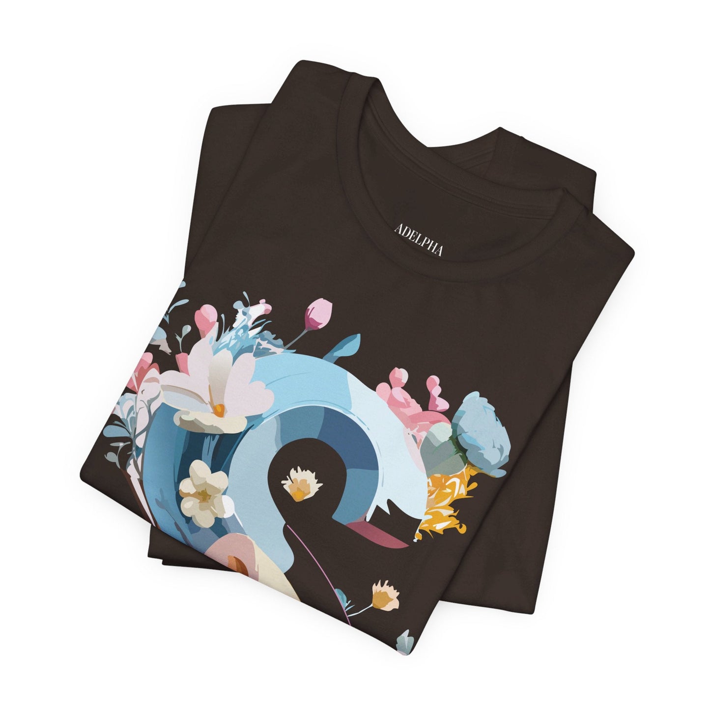 Letter S Shirt Graphic Tee Unisex Jersey Short Sleeve Premium Vintage Inspired Artwork Adelpha