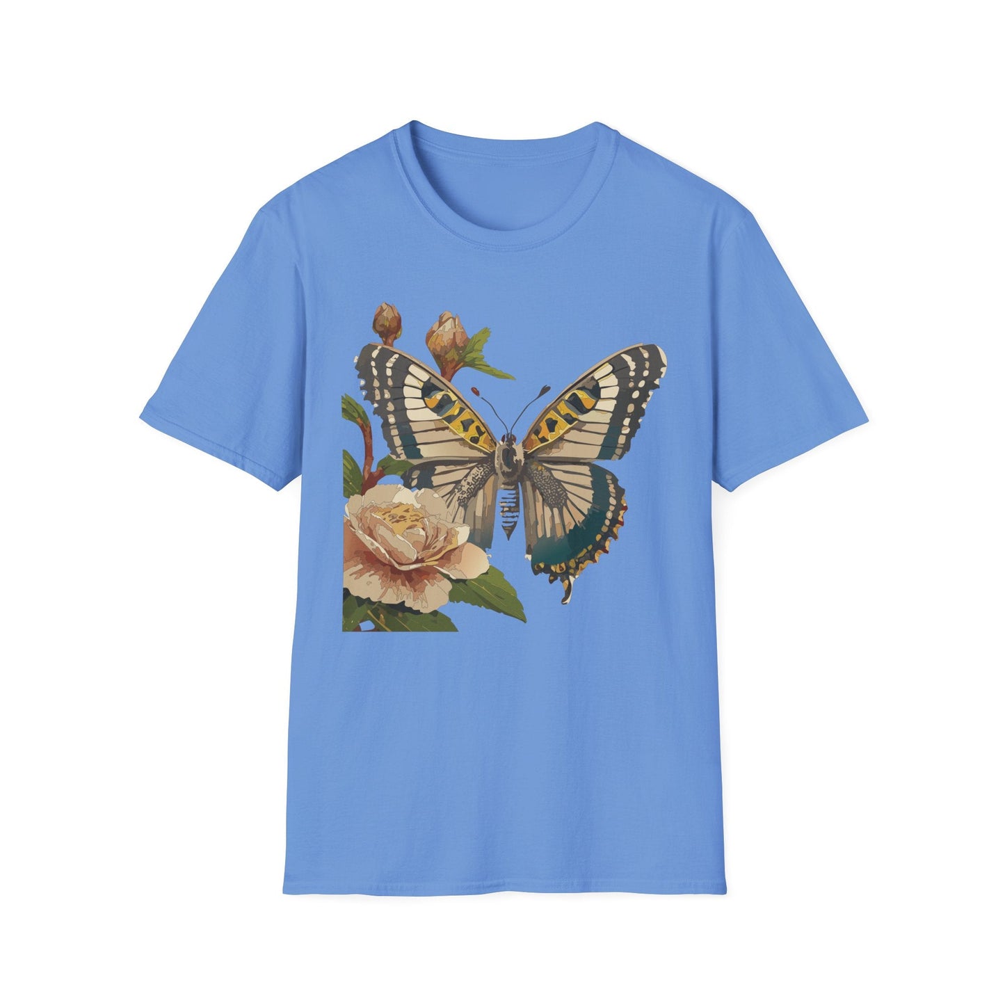 Butterfly Shirt Unisex T Shirt Monarch Butterfly Gildan Softstyle 64000 Cotton Tee