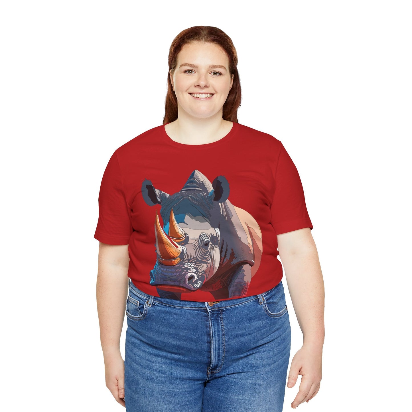 Unisex Animal Shirt Tee With Art Design Wild Animals Gildan Softstyle 64000 Graphic Tee