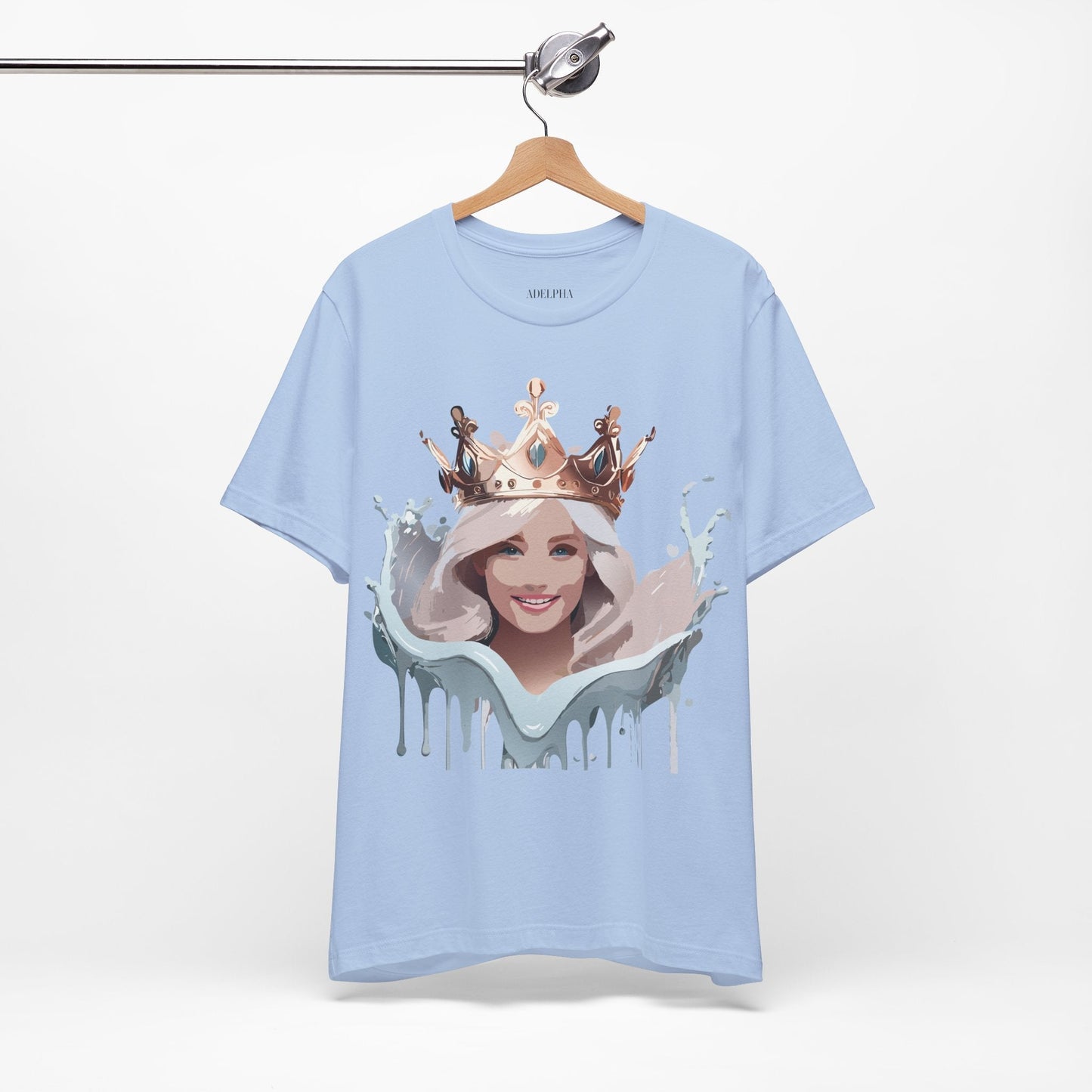 Queen Graphic Tee Unisex Jersey Short Sleeve Vintage Inspired Adelpha Art Design