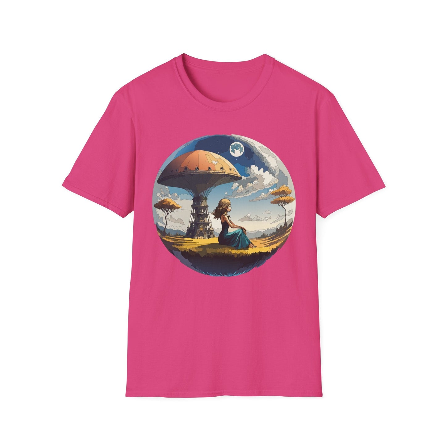 Womens Graphic T Shirts Art Design Shirt Softstyle Short Sleeve Cotton Tee Premium Quality