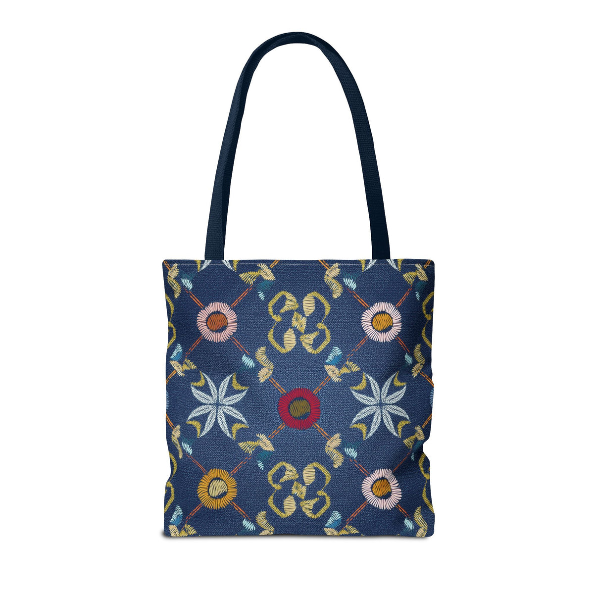Denim Fabric Imitation Print Unisex Canvas Bag Poly Spun 3 Sizes Tote Bag 178
