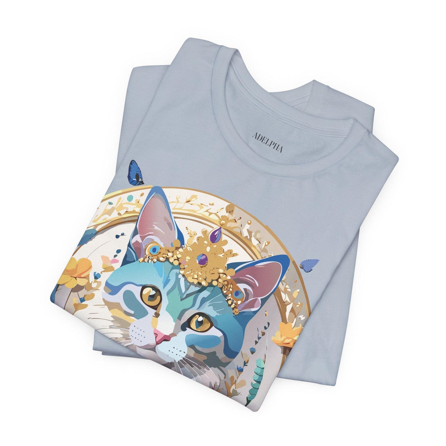 Unisex Graphic Tee With Adelpha Artwork Vintage Inspired Short Sleeve Jersey Shirt