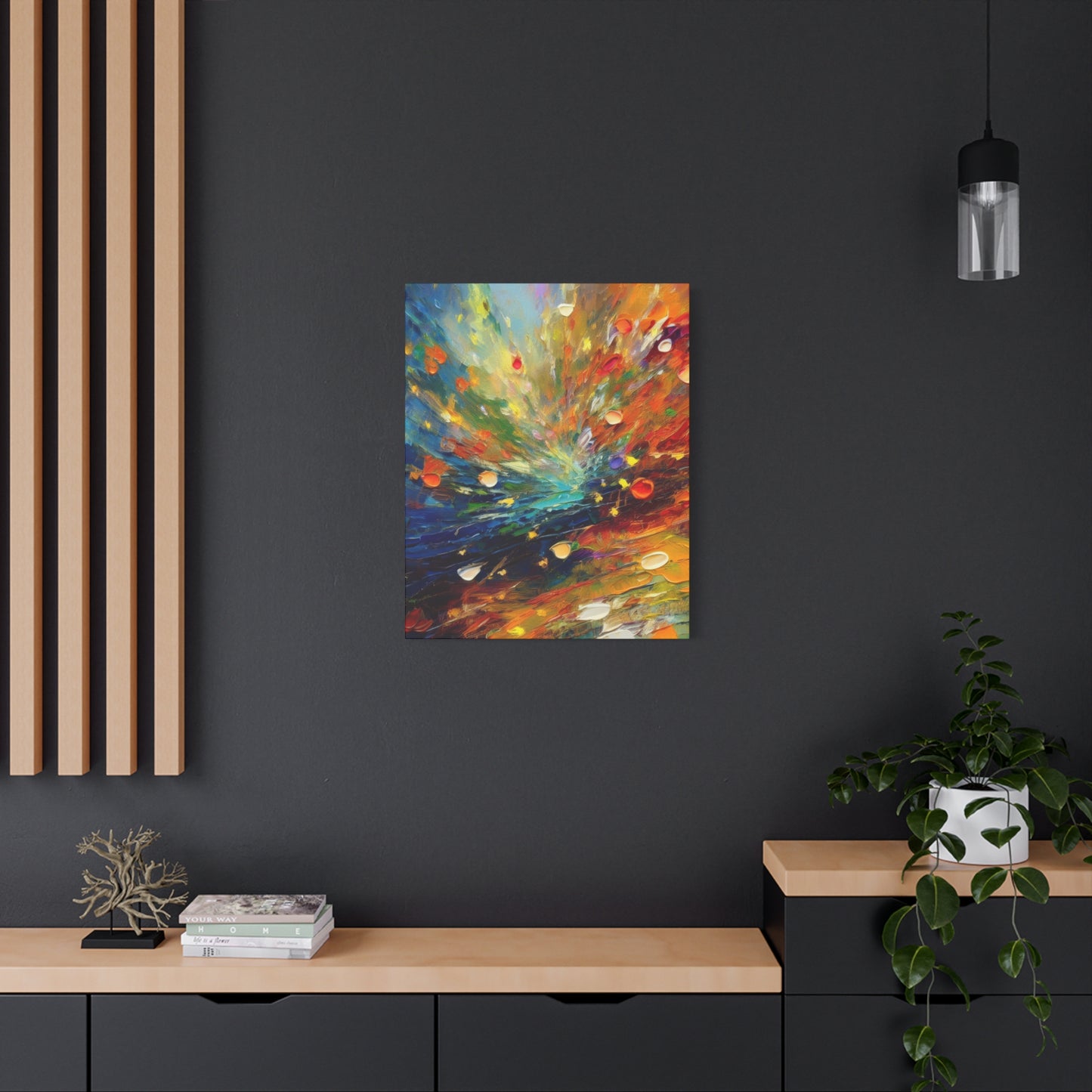 Abstract Oil Painting Print Canvas 20x24,20x30,24x30 24x32,24x36,30x40 32x48,36x48,40x60 Pine-Wood Inner Frame ABS-121