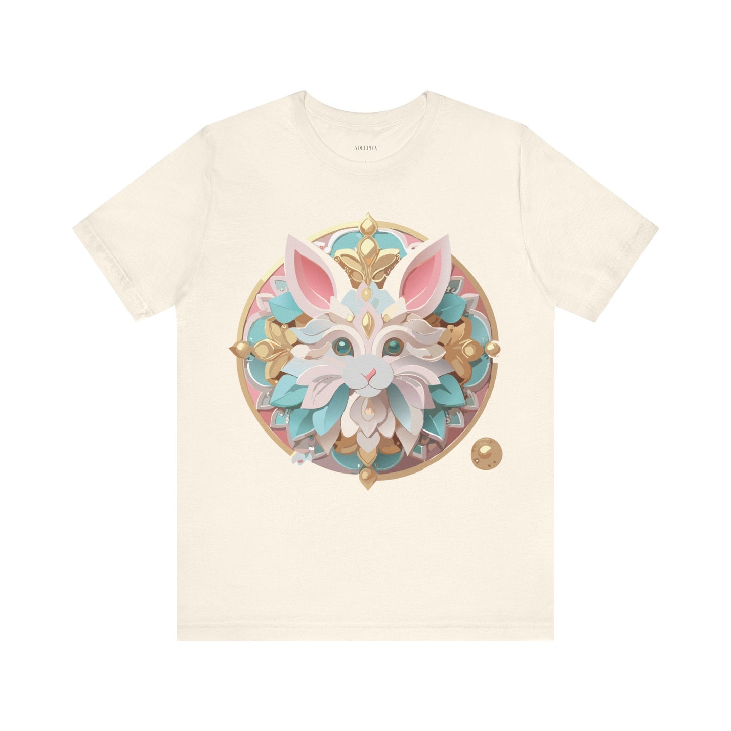 Medallion Graphic Unisex 100 Cotton Vintage Animal Medal Artwork Tee 88