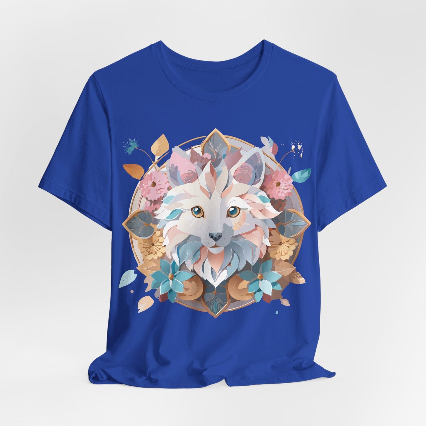 Medallion Graphic Unisex 100 Cotton Vintage Animal Medal Artwork Tee 89