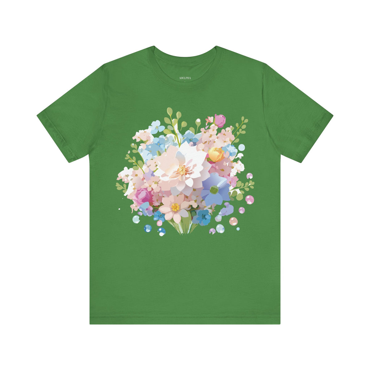 Floral Graphic Tee Shirt - Bella+Canvas Unisex 100 Cotton 5