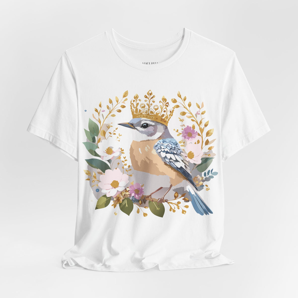 Medallion Graphic Unisex Cotton Bella+Canvas Tee with Art Design d50