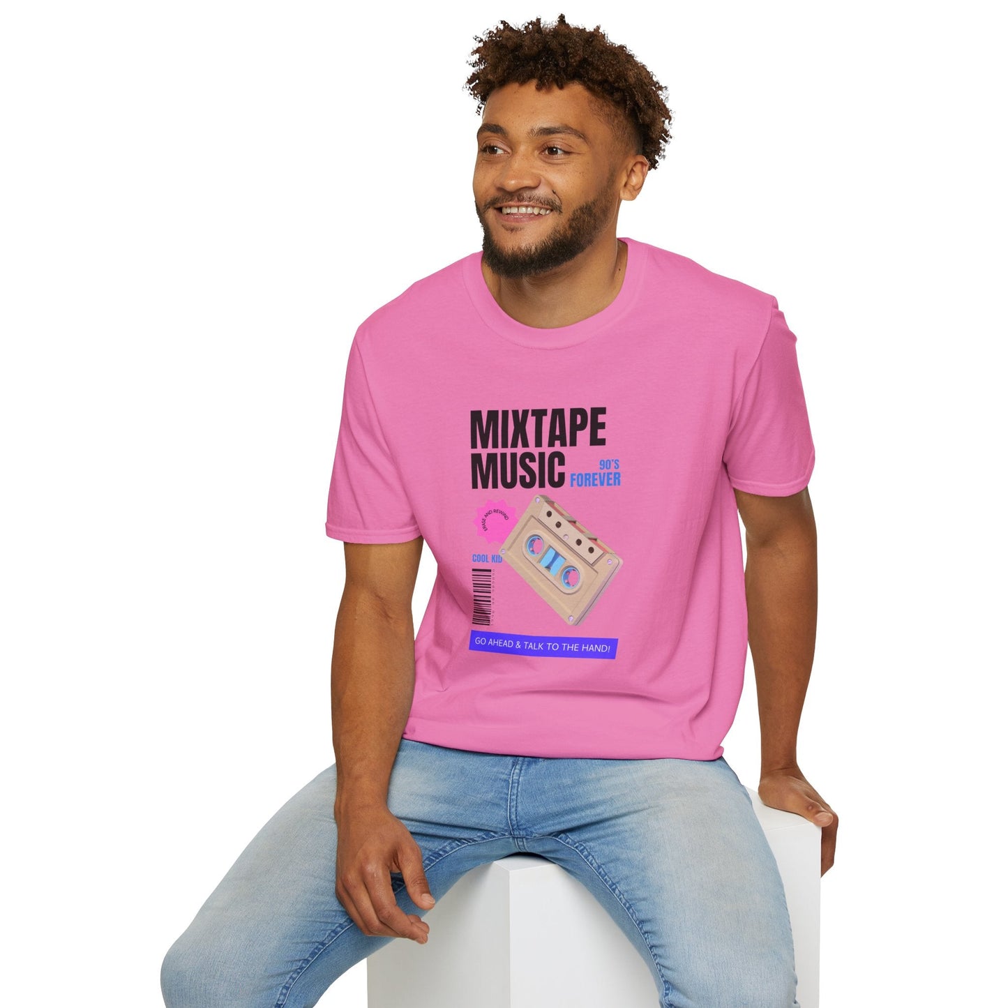 Mixtape Music Vintage Cassette T-Shirt Unisex Cotton Retro Audio Graphic Tee