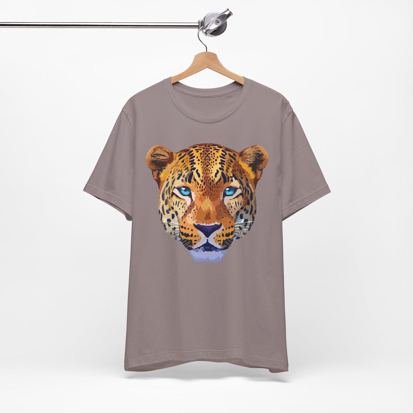 Unisex Animal Print Tee Shirt With Art Design Wild Animals Graphic Tee For Everyday Wear