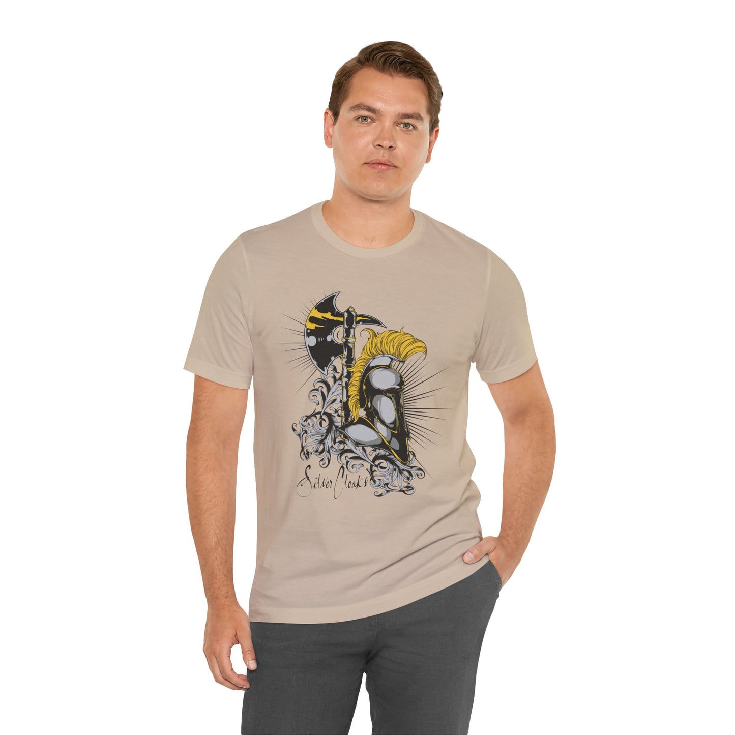 Stylish Armor Graphic Tee, Artistic Tee, Graphic T-Shirt, Artistic Vintage T-Shirt, Vintage Shirt