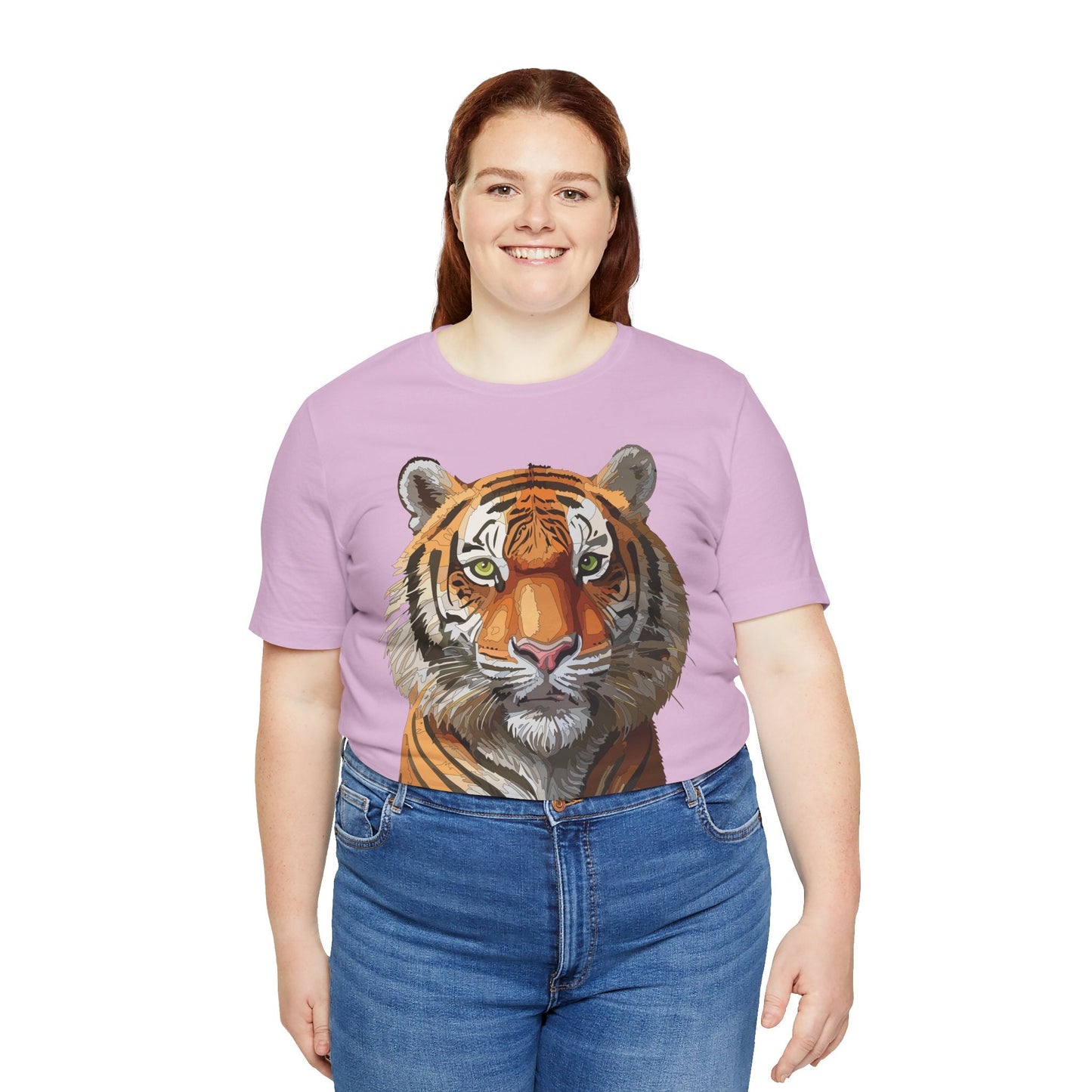 Unisex Animal Art Design Tee Shirt Wild Animals Graphic Tee Softstyle Gildan 64000