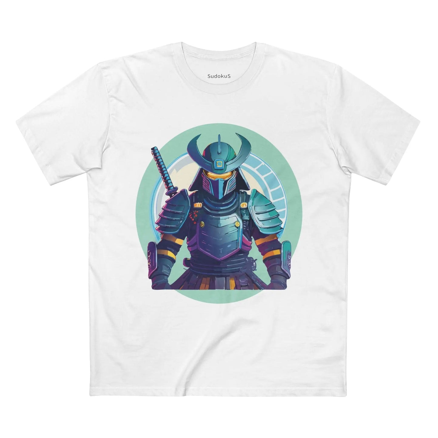 Samurai Graphic Unisex 100 Cotton Staple Tee 14