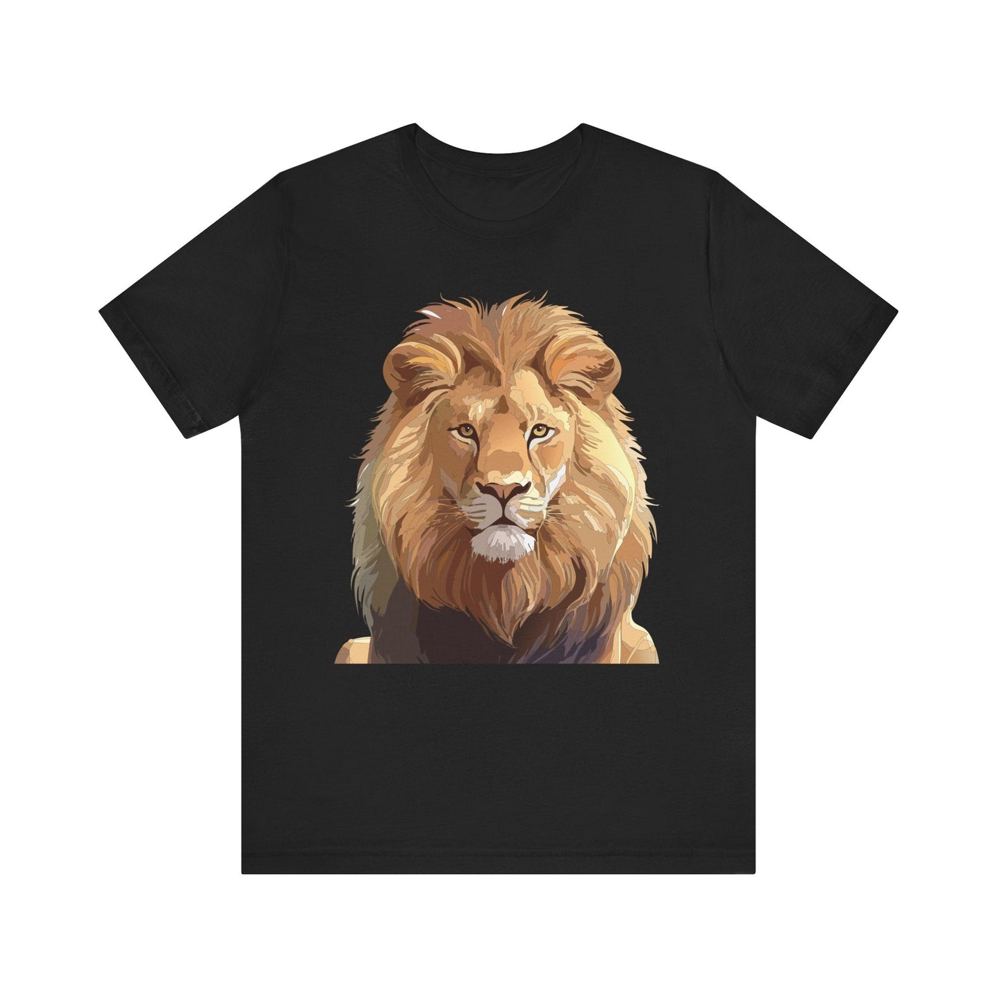 Unisex Animal Art Tee Shirt With Wild Animals Design Gildan 64000 Softstyle Cotton