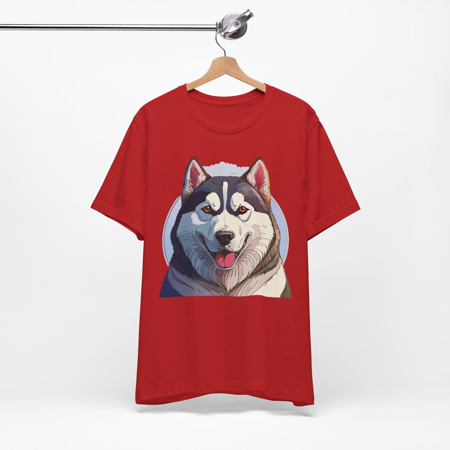 Unisex Animal Shirt Art Design Tee With Wild Animals Graphic Print Short Sleeve Style