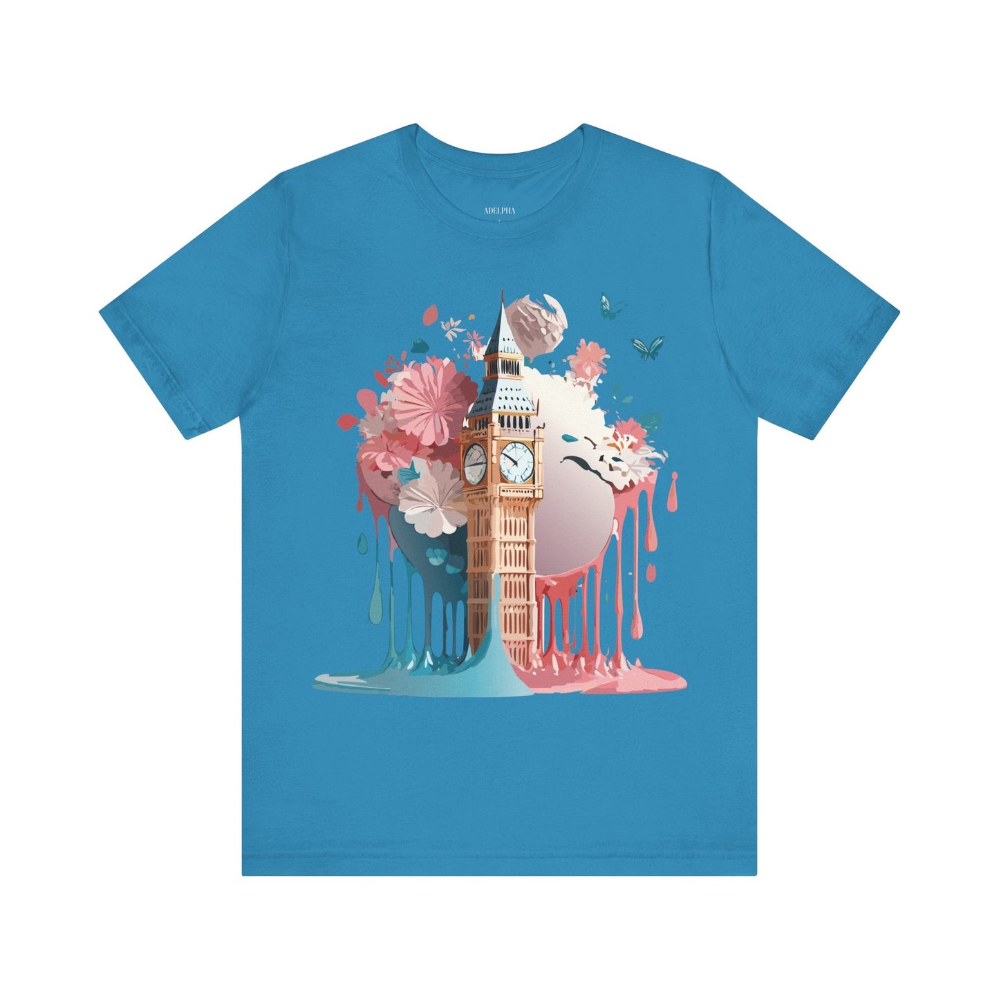 Adelpha London Graphic T Shirt Unisex Short Sleeve Tee For Everyday Style And Travel