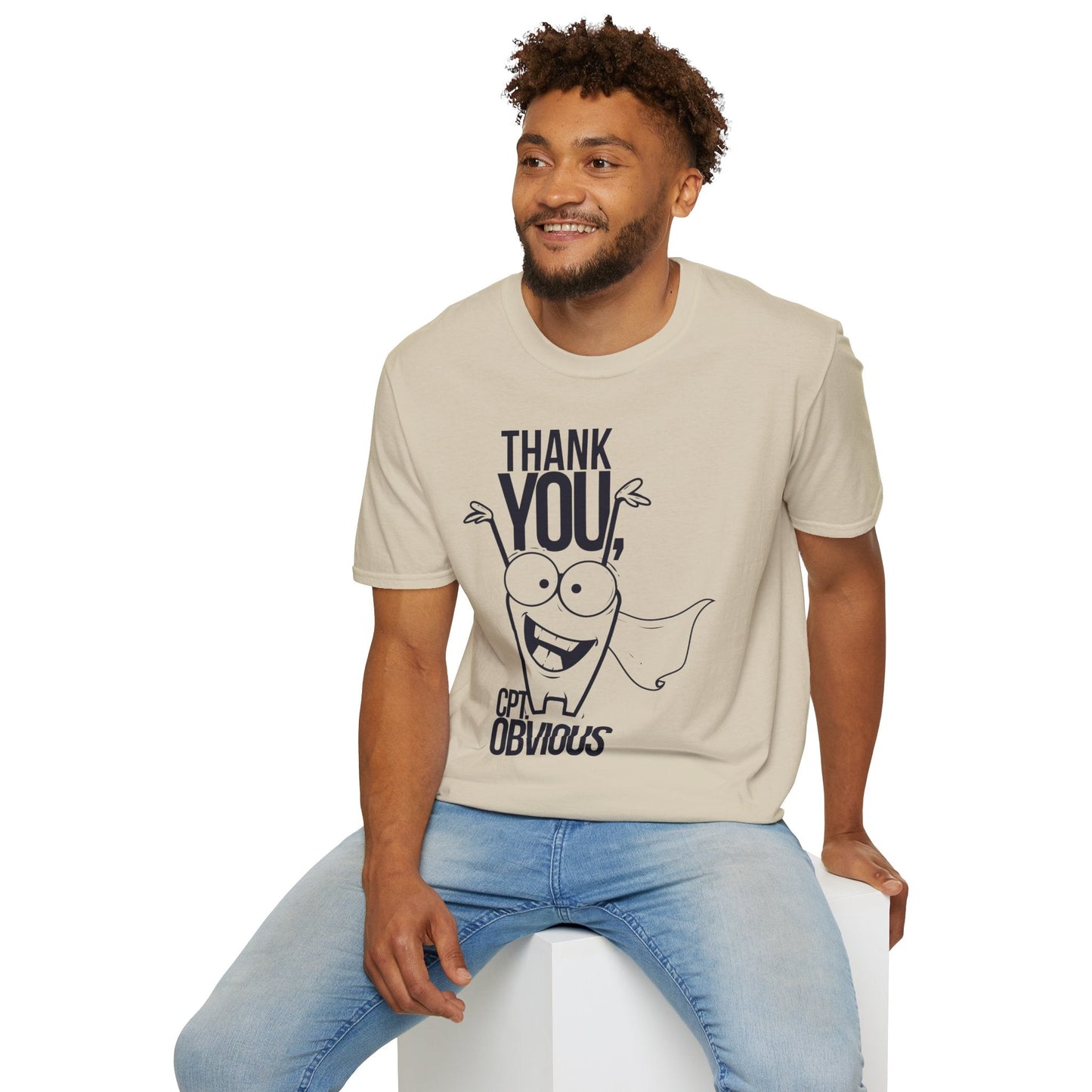 Cartoon T Shirt Animation Funny Tee Unisex Gildan Softstyle 64000 Ring Spun Cotton