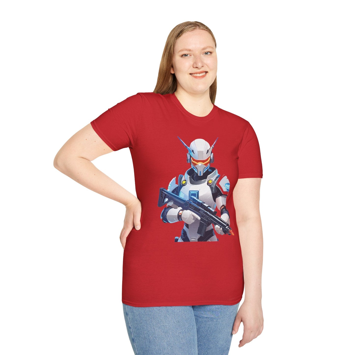 Robocop Graphic Unisex Cotton With Cyber Man Artwork Tee 1