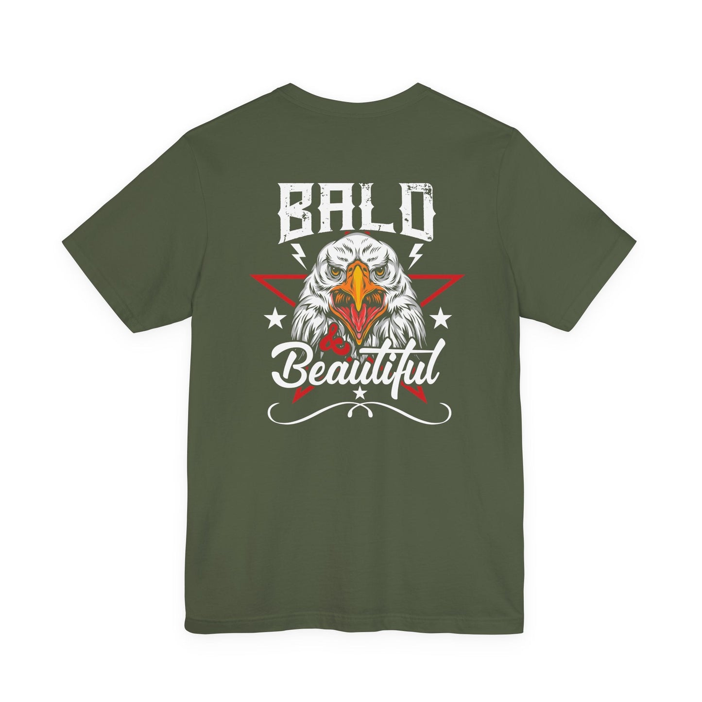 Bald Eagle Graphic Illustration Unisex Cotton Tee a3