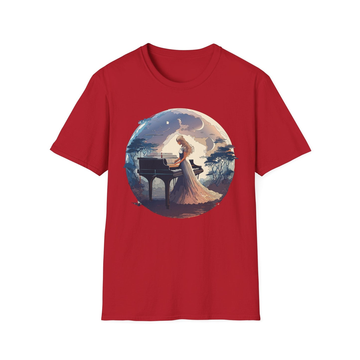 Womens Graphic T Shirts Art Design Shirt Unisex Softstyle Gildan 64000 Short Sleeve