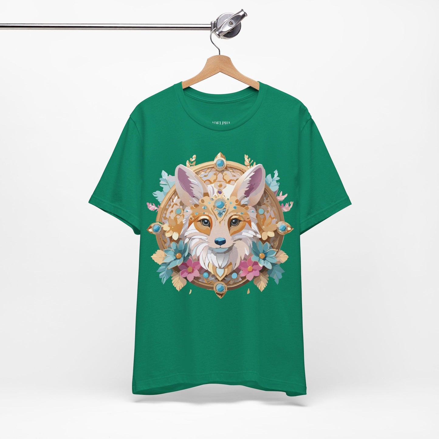 Unisex Graphic Tee From Adelpha Medallion Art Design Vintage Inspired Look Everyday Wear Style