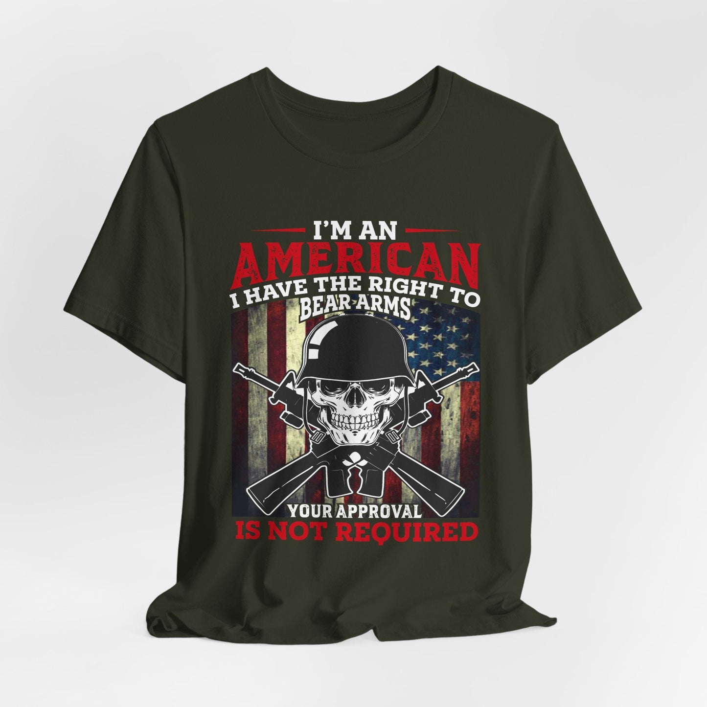 Army Veteran Patriotic Graphic Design Unisex Cotton T-Shirt v29