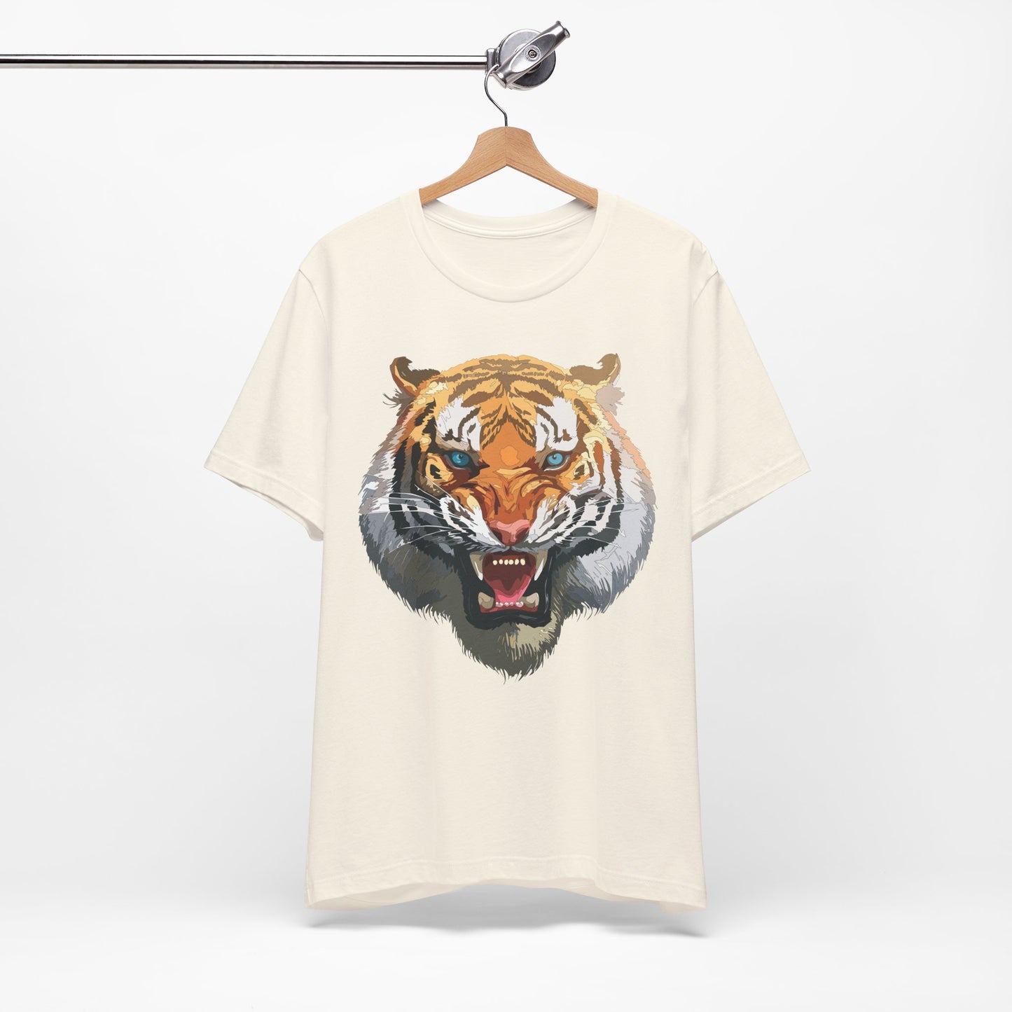 Tiger Shirt, Animal Shirt, T-Shirt with Tiger, Art Design Tee, Wild Animals Tees, Safari T-Shirt, Graphic Design Tee 15
