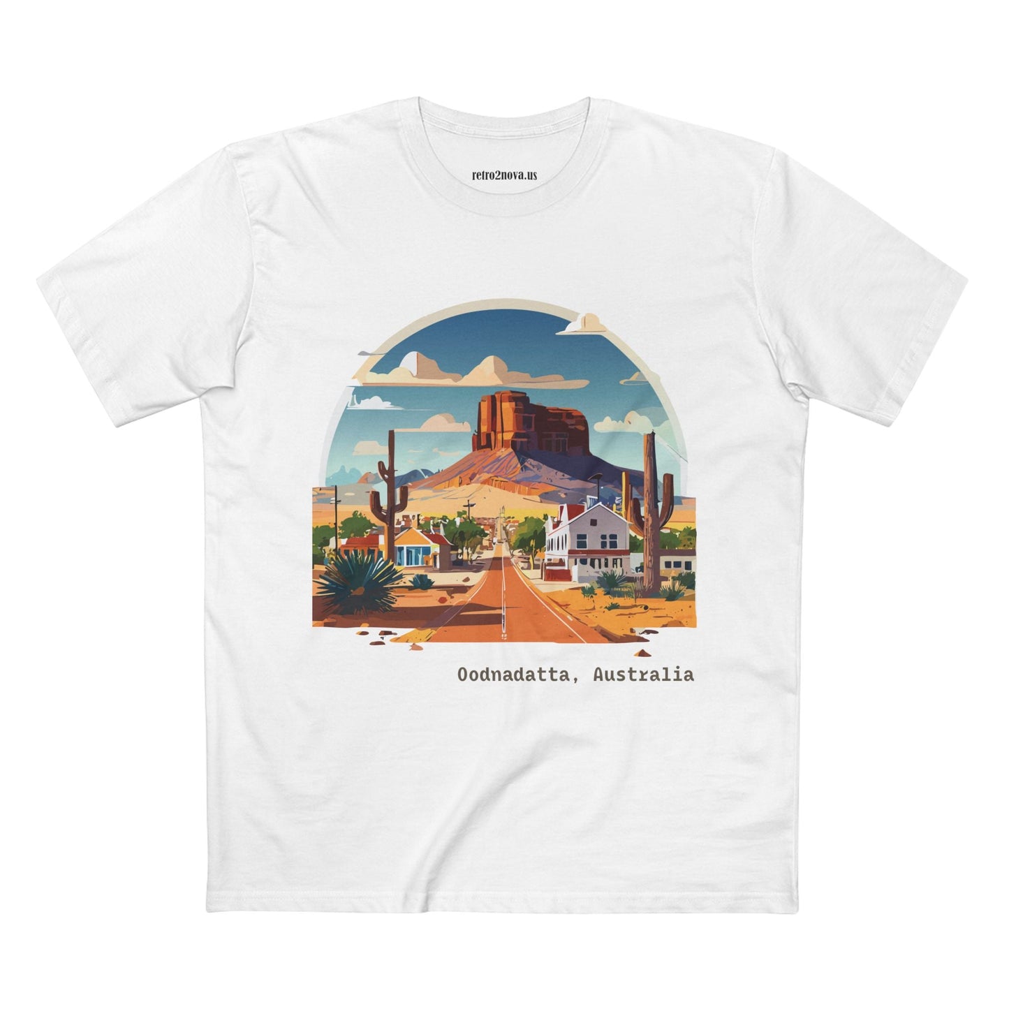 Australia Travel Shirt Unisex Premium Cotton Art Tee With Original Design By Retro2Nova TT21