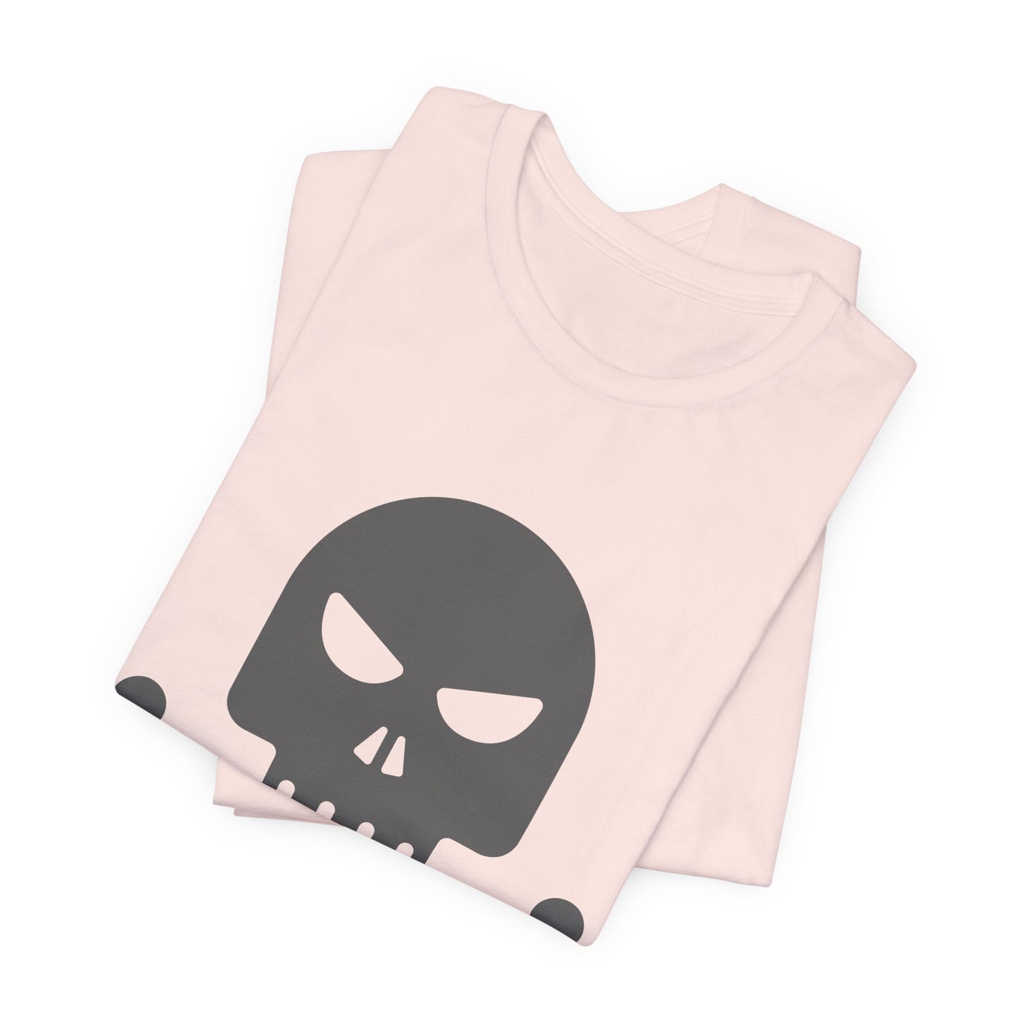 Unisex-T-Shirt aus Baumwolle mit Totenkopf