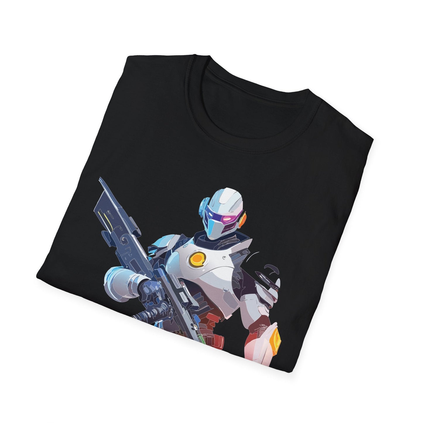 Unisex Robocop T Shirt Graphic With Classic Robocop Design Softstyle 100 Cotton Tee