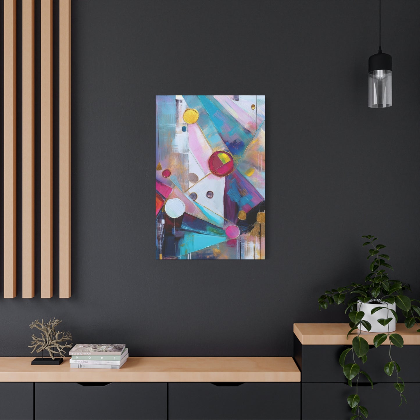 Abstract Oil Painting Print Canvas 20x24,20x30,24x30 24x32,24x36,30x40 32x48,36x48,40x60 Pine-Wood Inner Frame ABS-170