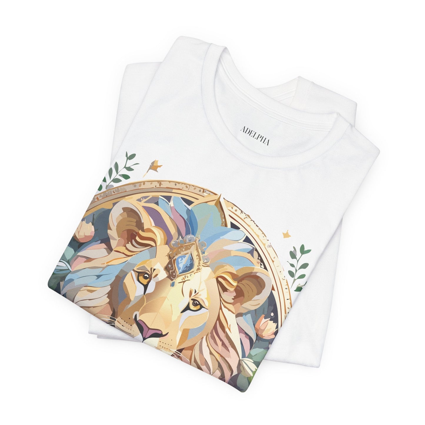 Medallion Graphic Unisex 100 Cotton Vintage Animal Medal Artwork Tee 3