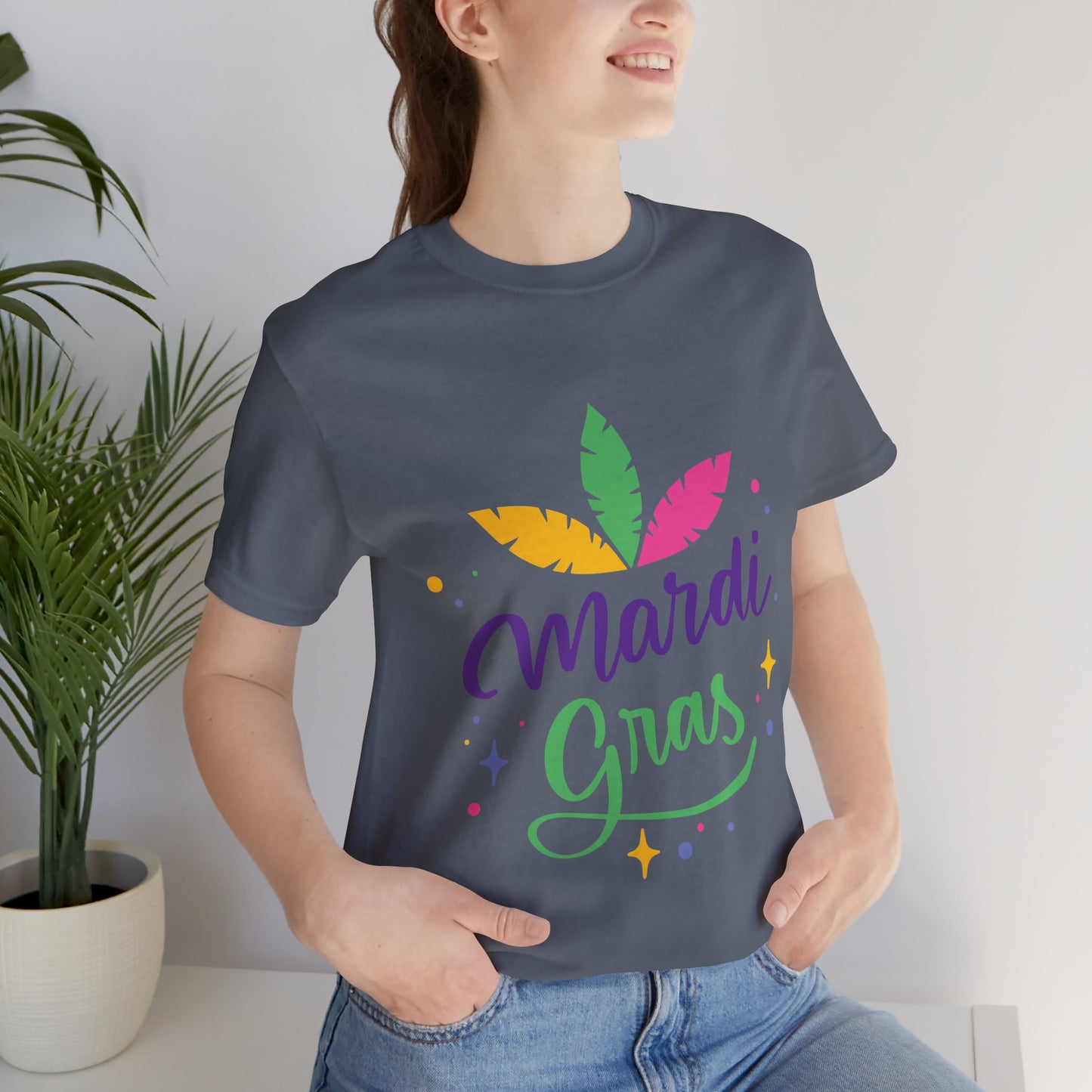 Unisex Cotton Tee Shirt for Mardi Gras