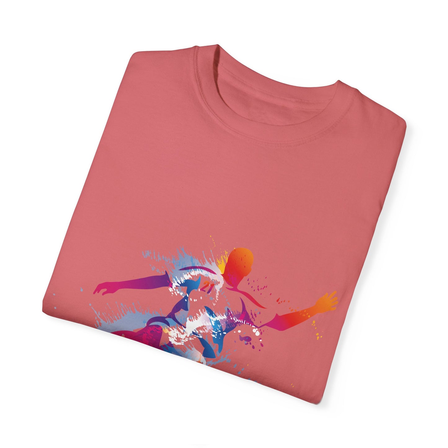 Unisex T-shirt with sports art design