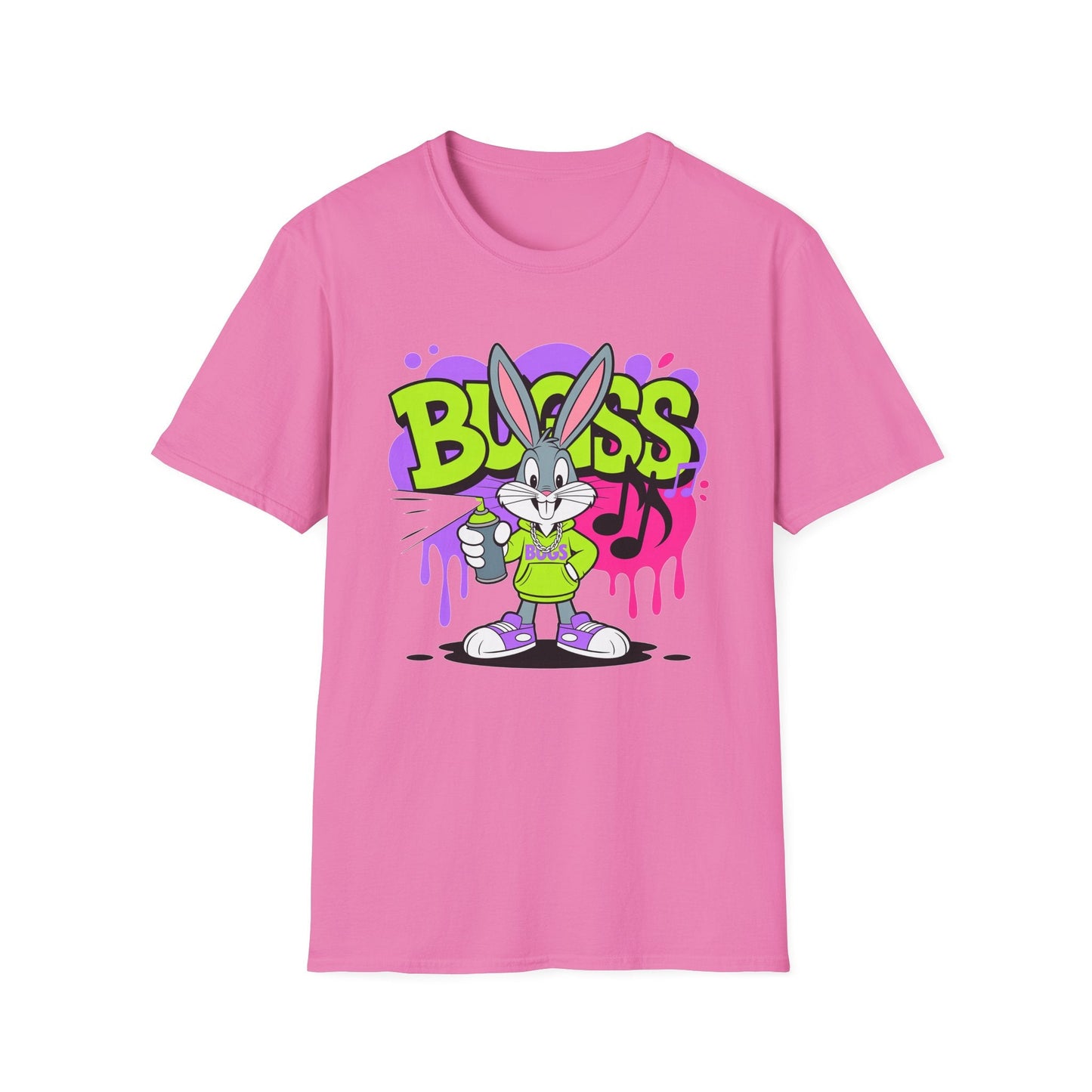 Cartoon T Shirt With Animation Unisex Funny Animals Tee Softstyle Gildan 64000 Apparel