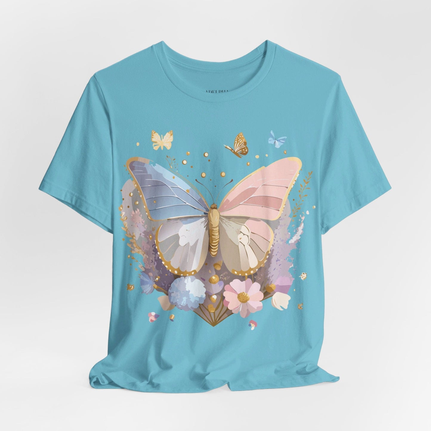 Butterfly Graphic Tee Adelpha Unisex Short Sleeve Shirt Vintage Inspired Art