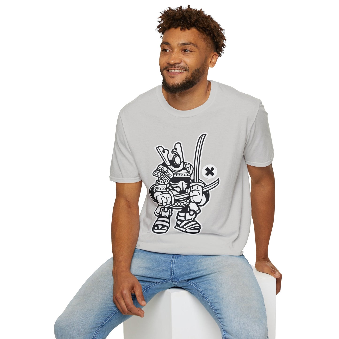 Cartoon T Shirt Unisex Animation Tee Funny Tee Gildan Softstyle 64000 100 Percent Cotton