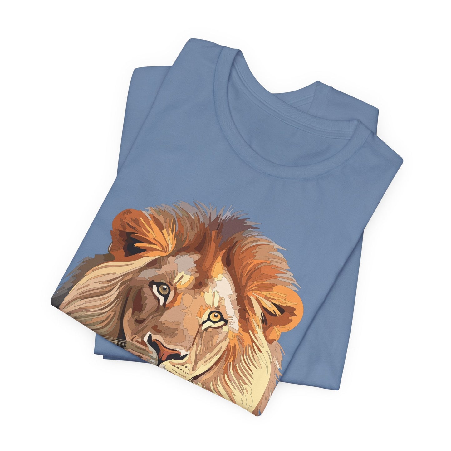 Unisex Animal Graphic Tee Shirt With Wild Animals Art Design For Everyday Wear Casual